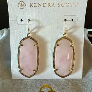 Kendra Scott Elle Drop Earrings in Rose Gold
